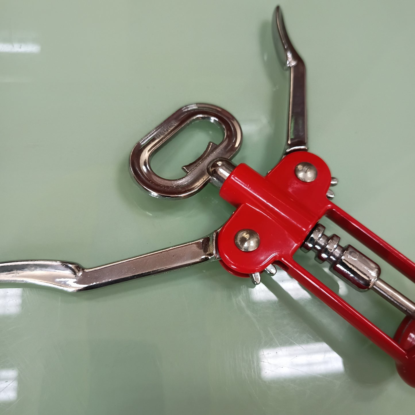Cavatappi A Due Leve Vintage Pedrini Rosso