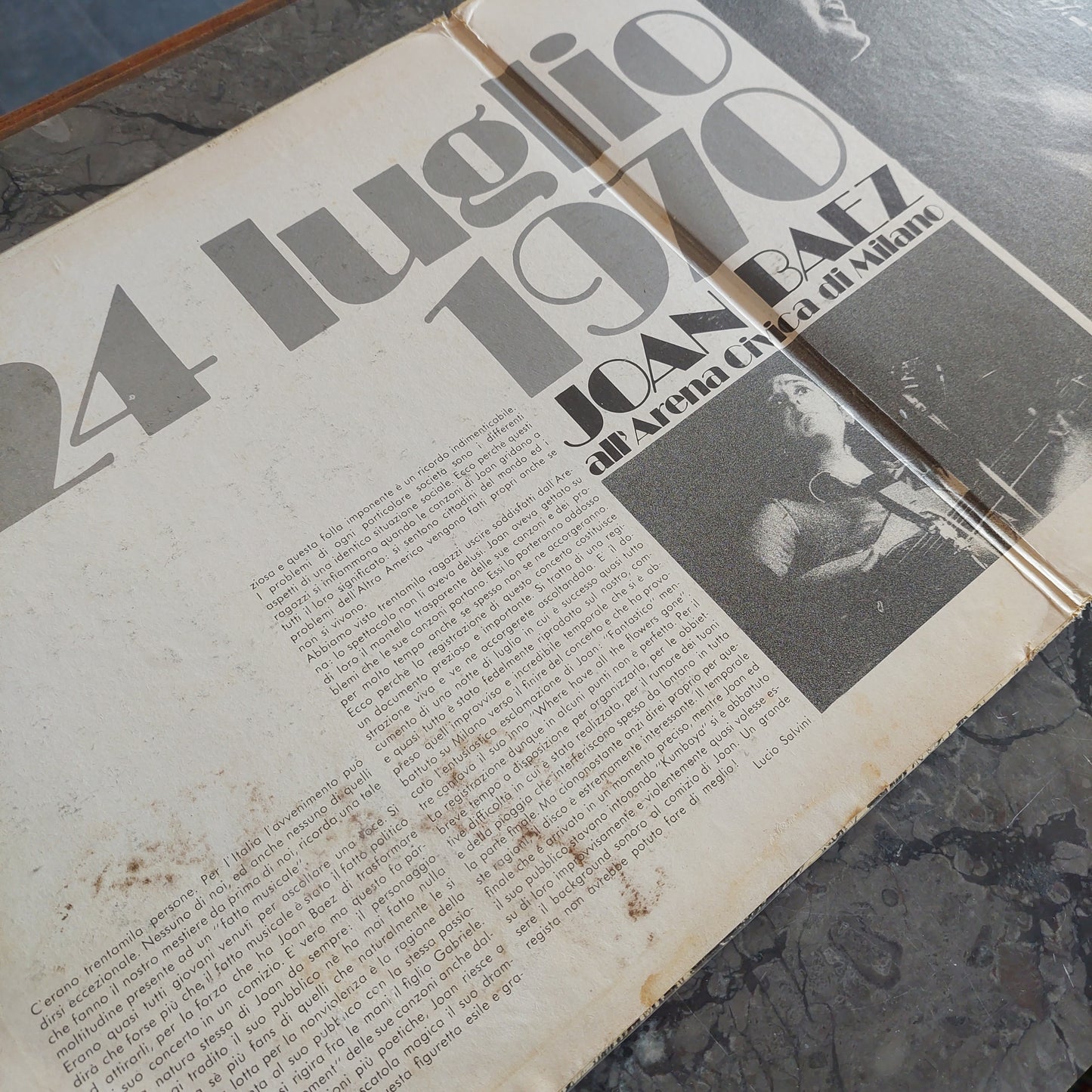 V/joan Baez* All'arena Civica Di Milano