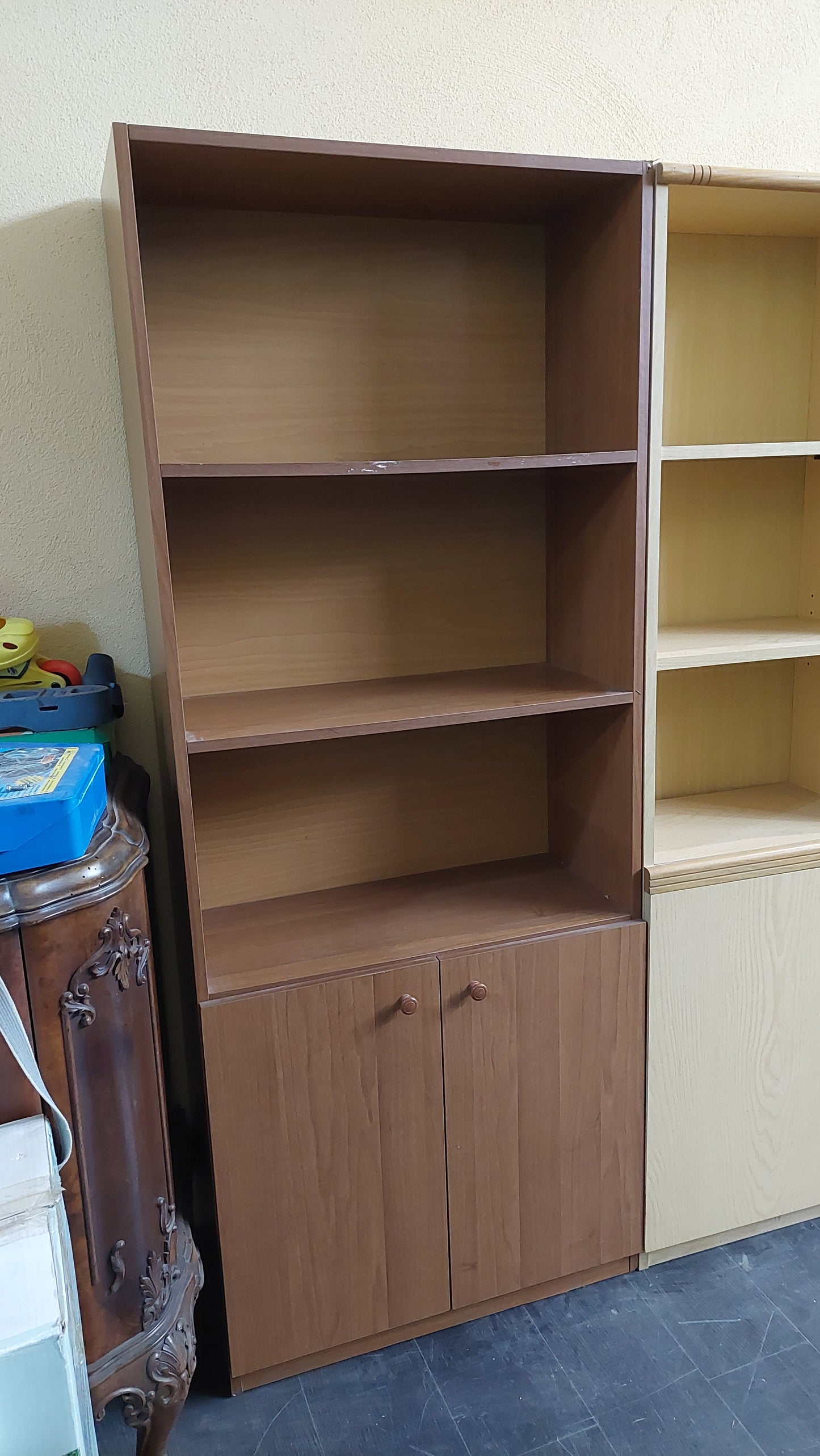 Scaffale Libreria Color Noce Cm70x32x176h