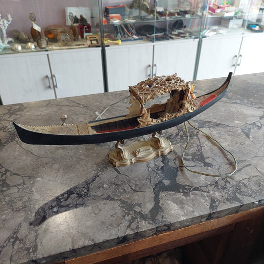 Souvenir Venezia Vintage Gondola Luminosa *