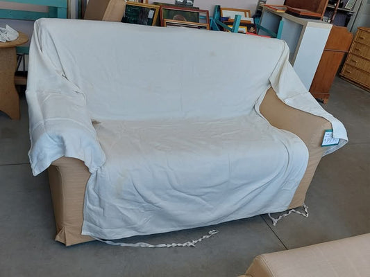 Copri Divano 2/posti Tessuto Bianco** Eysa