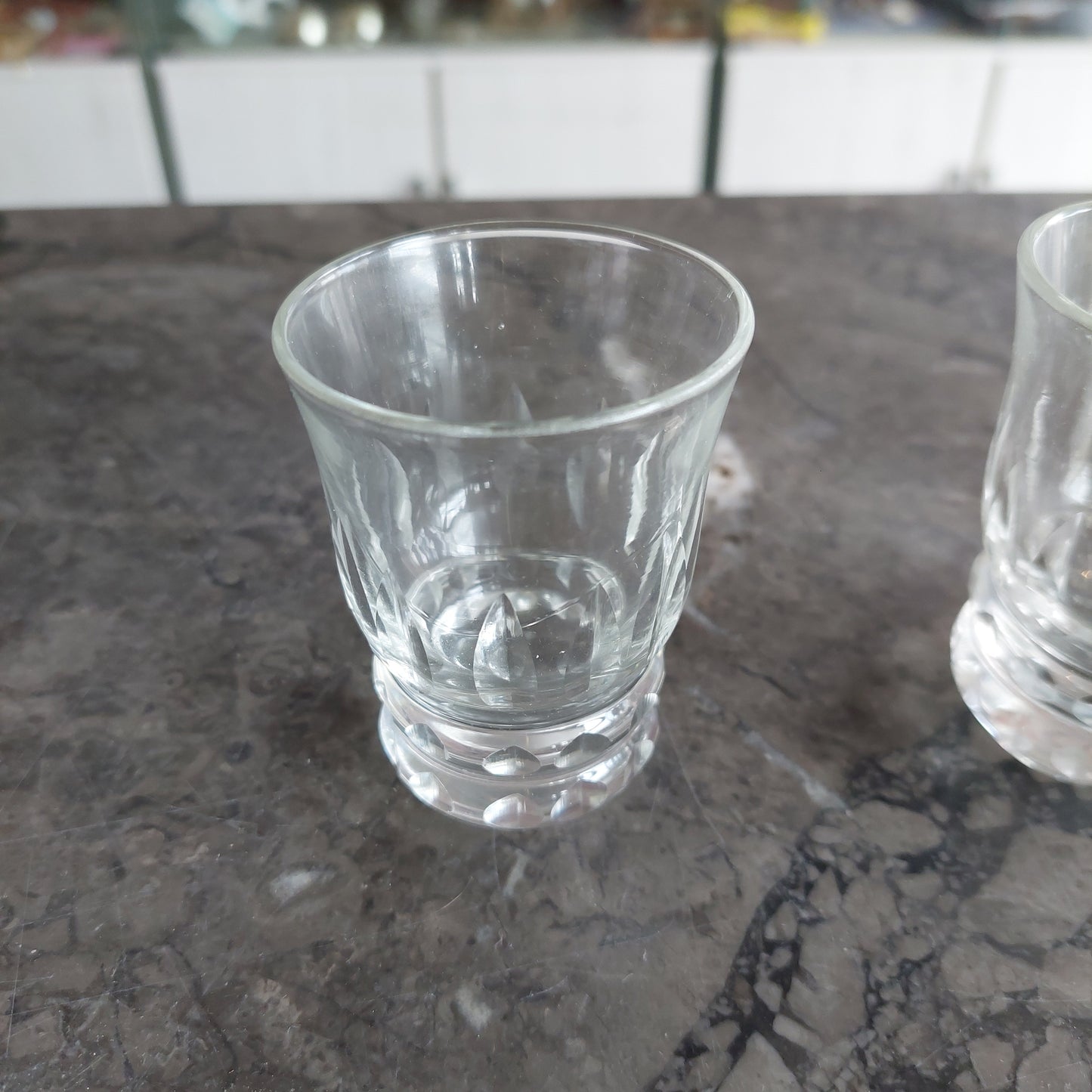Set/6 Bicchierini Liquore Vetro Vintage