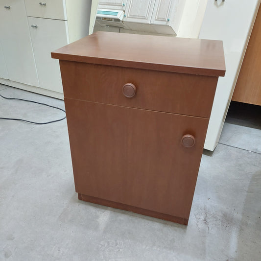 Comodino Color Noce 1/c 1/s Cm44x33x57h