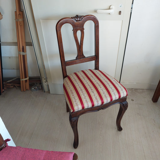 Set/6 Sedie * Legno Imb. Righe Primi 900