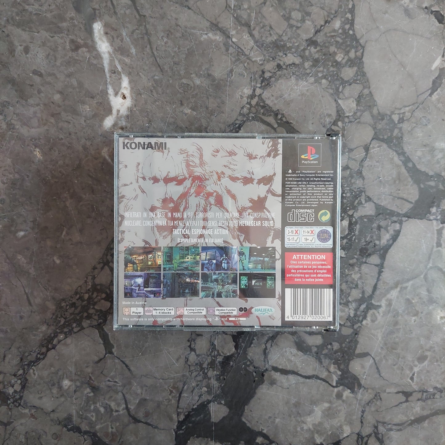 Metal Gear Solid Playstation