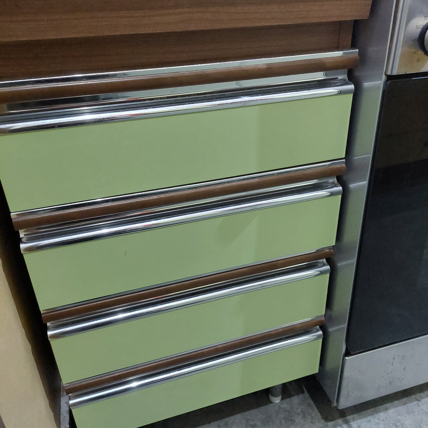 Cucina Angolare Verde Snaidero Vintage Cm260-155x47x86h