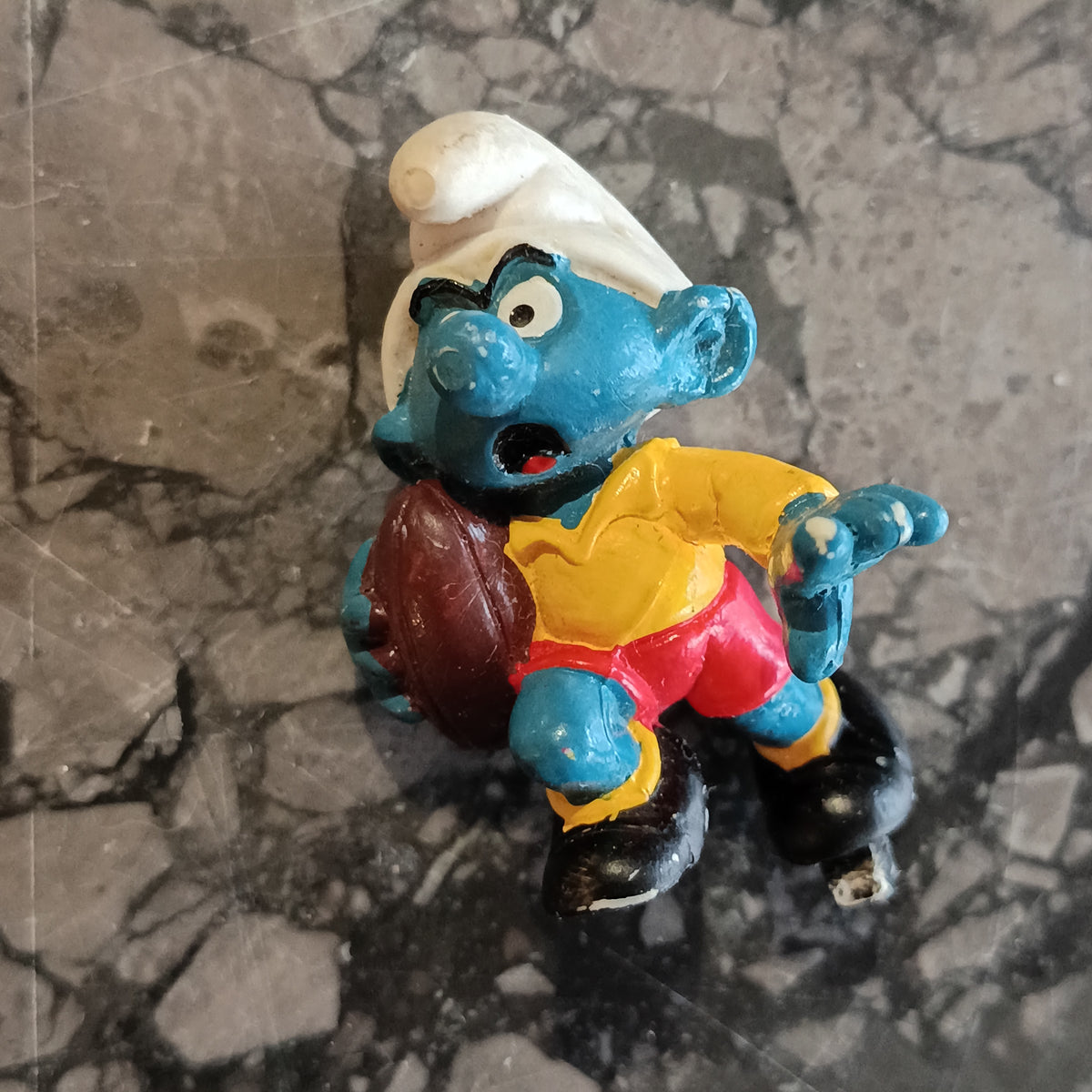 Statuina Puffo Pvc Vintage