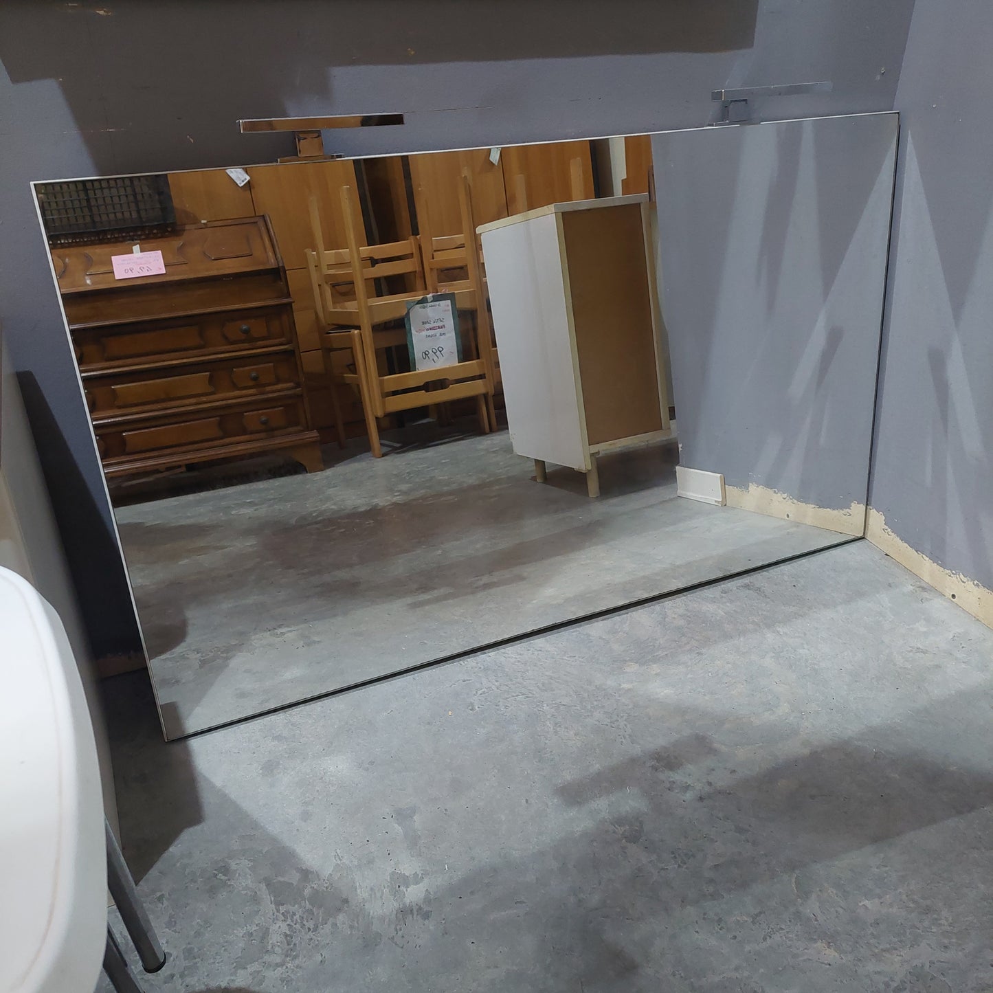 Specchio Bagno 2 Luci Cm120x70