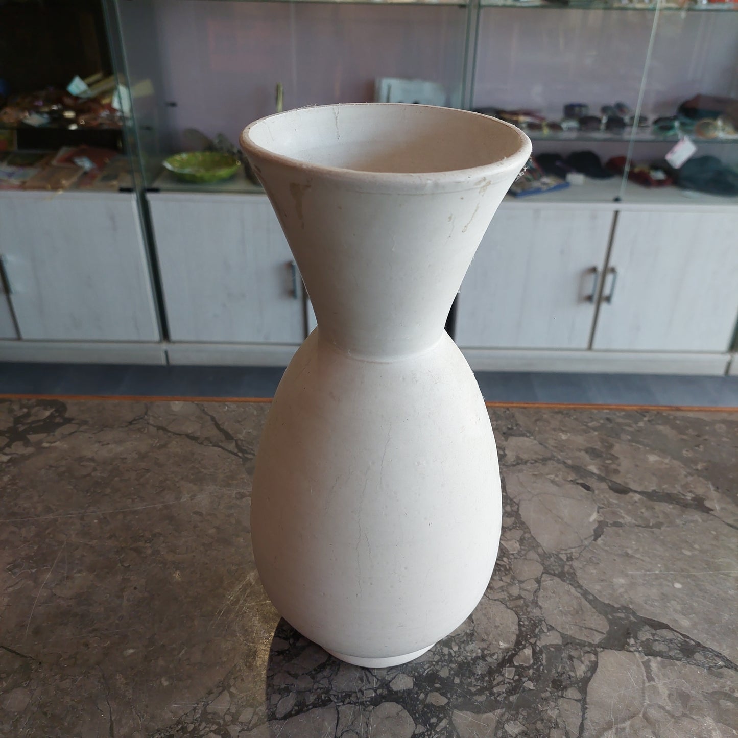 Vaso * Ceramica Decoro Fiore Blu