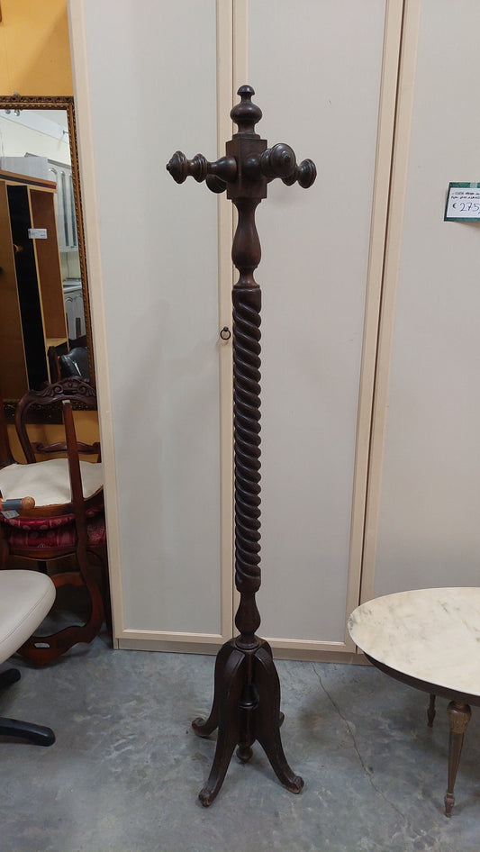 Piantana Legno Scuro Torchon