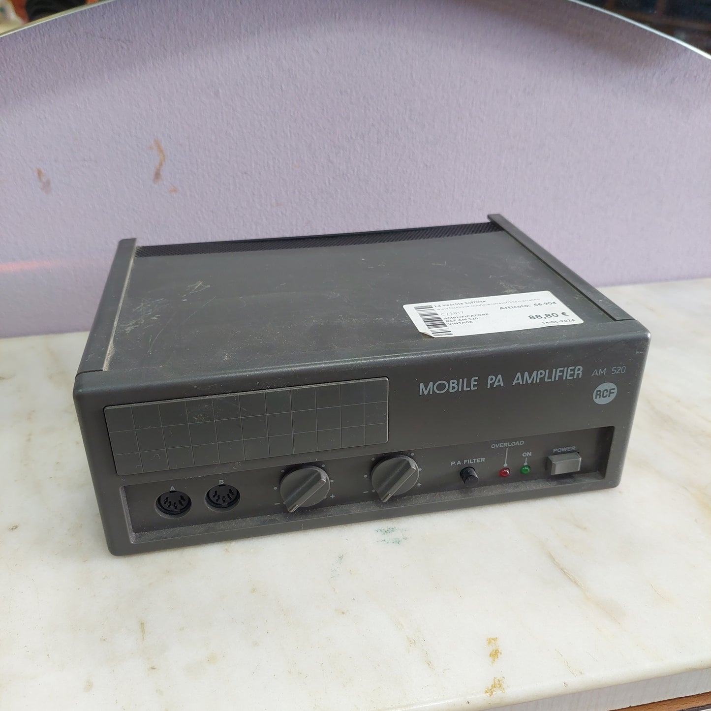 Amplificatore Rcf Am 520 Vintage