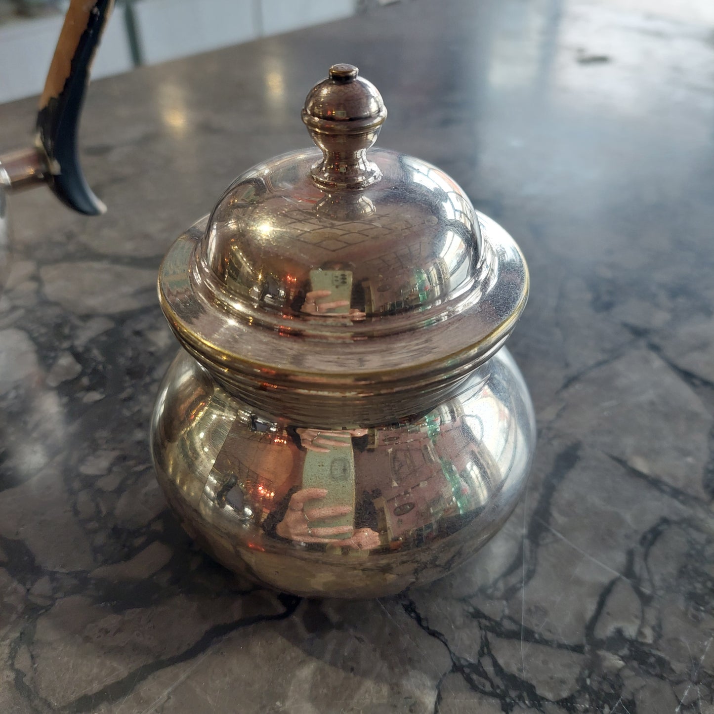 Set/3 Pezzi* Caffè Silver Plated Vintage Stile Inglese