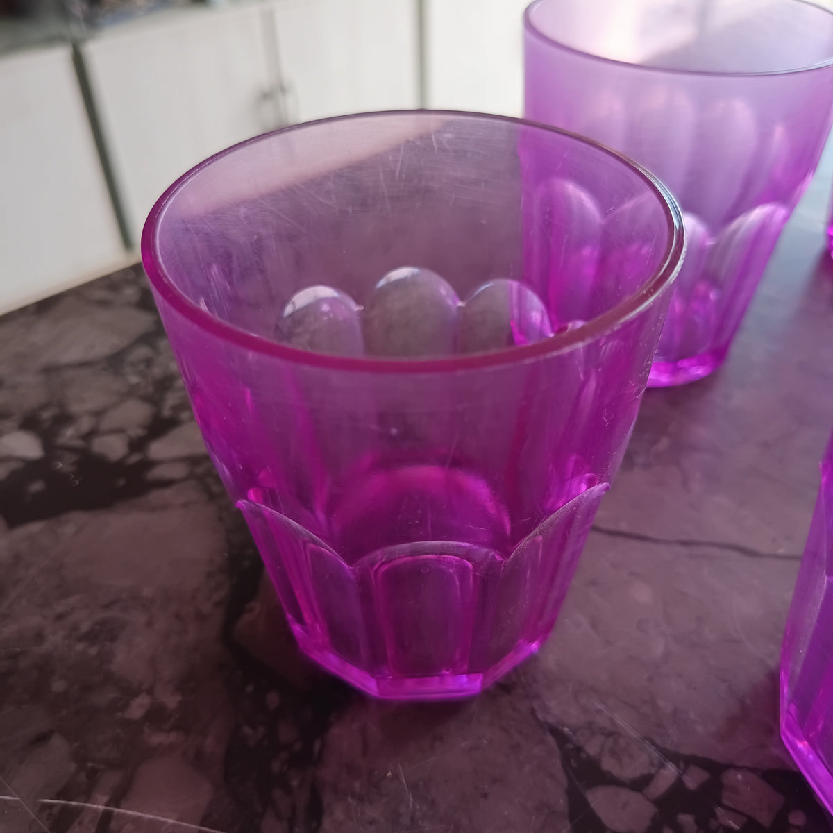 Set/6 Bicchieri Guzzini Plastica Viola