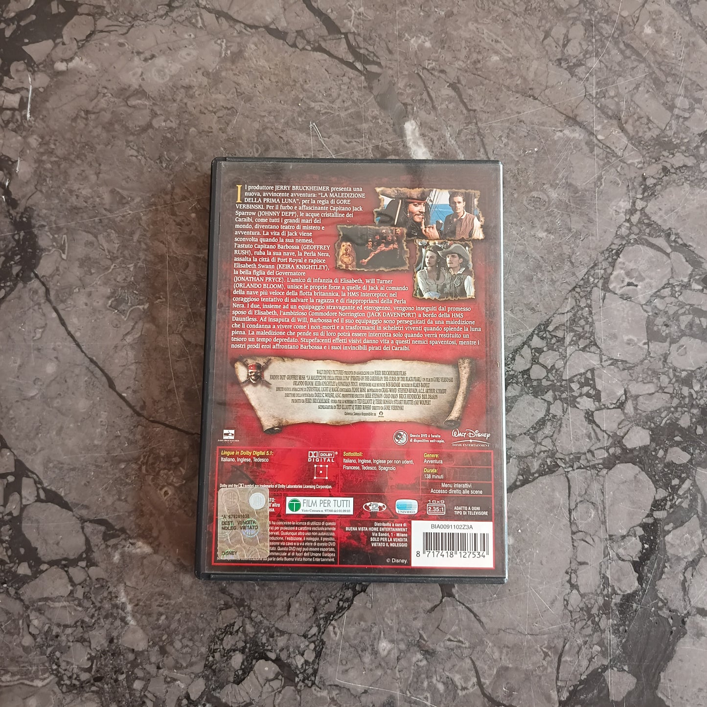 Dvd/la Maledizione Della Prima Luna
