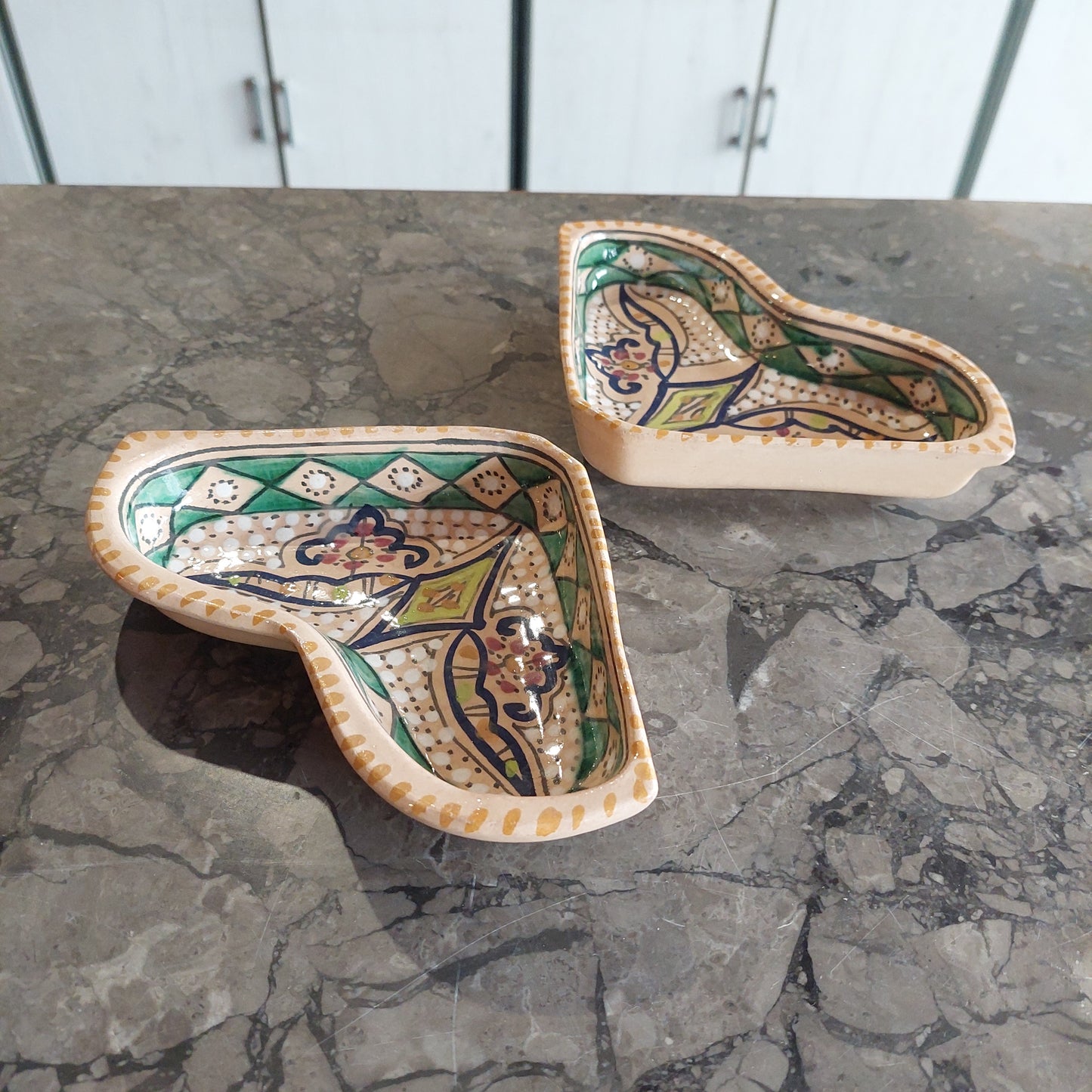 Set/2 Ciotoline Ceramica Tunisina Cm14x14x3h