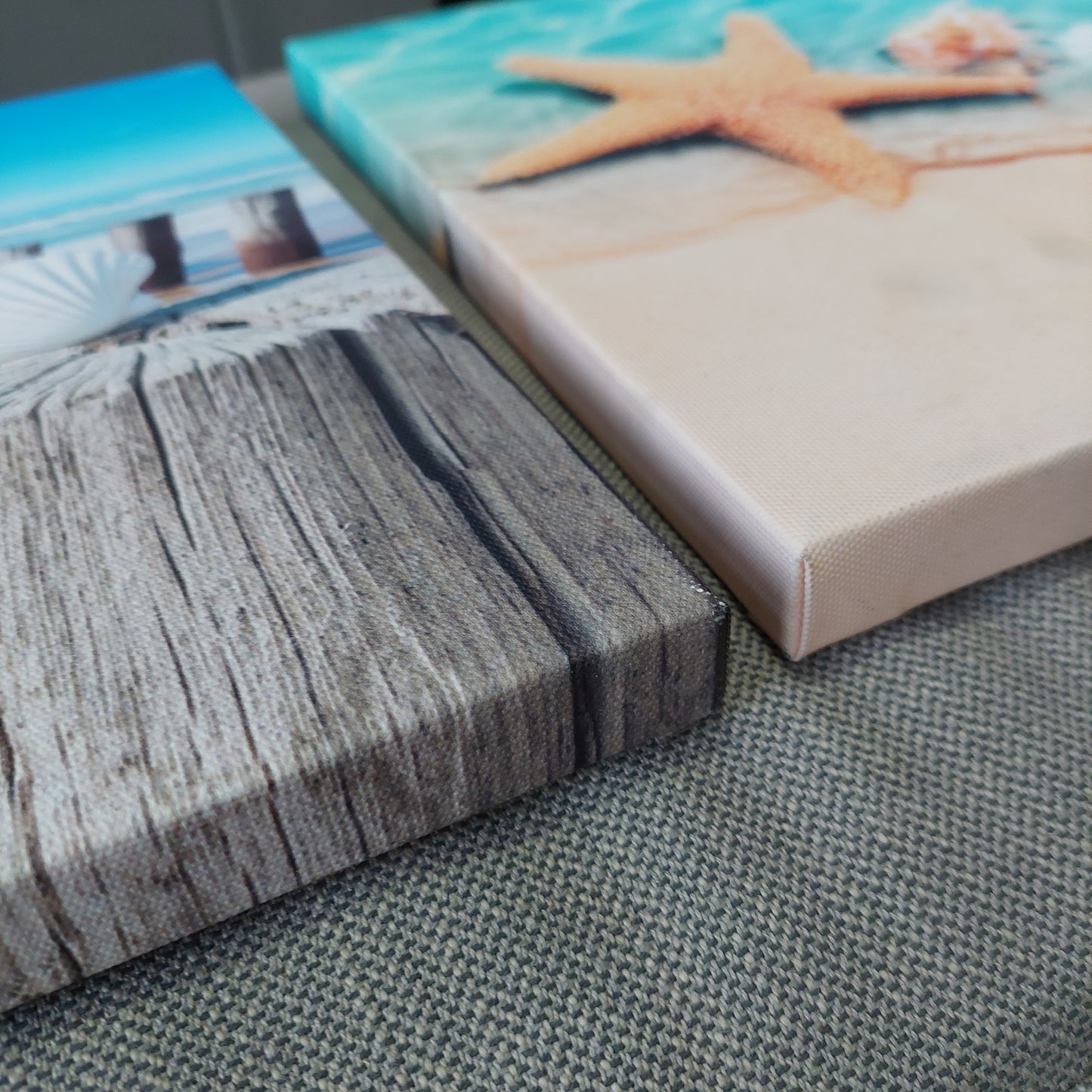 Trittico Quadri Stampa Mare Cm30x30