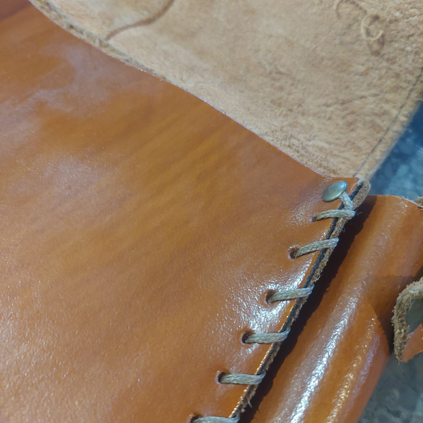 Borsa Pelle Borchiette Made In Italy