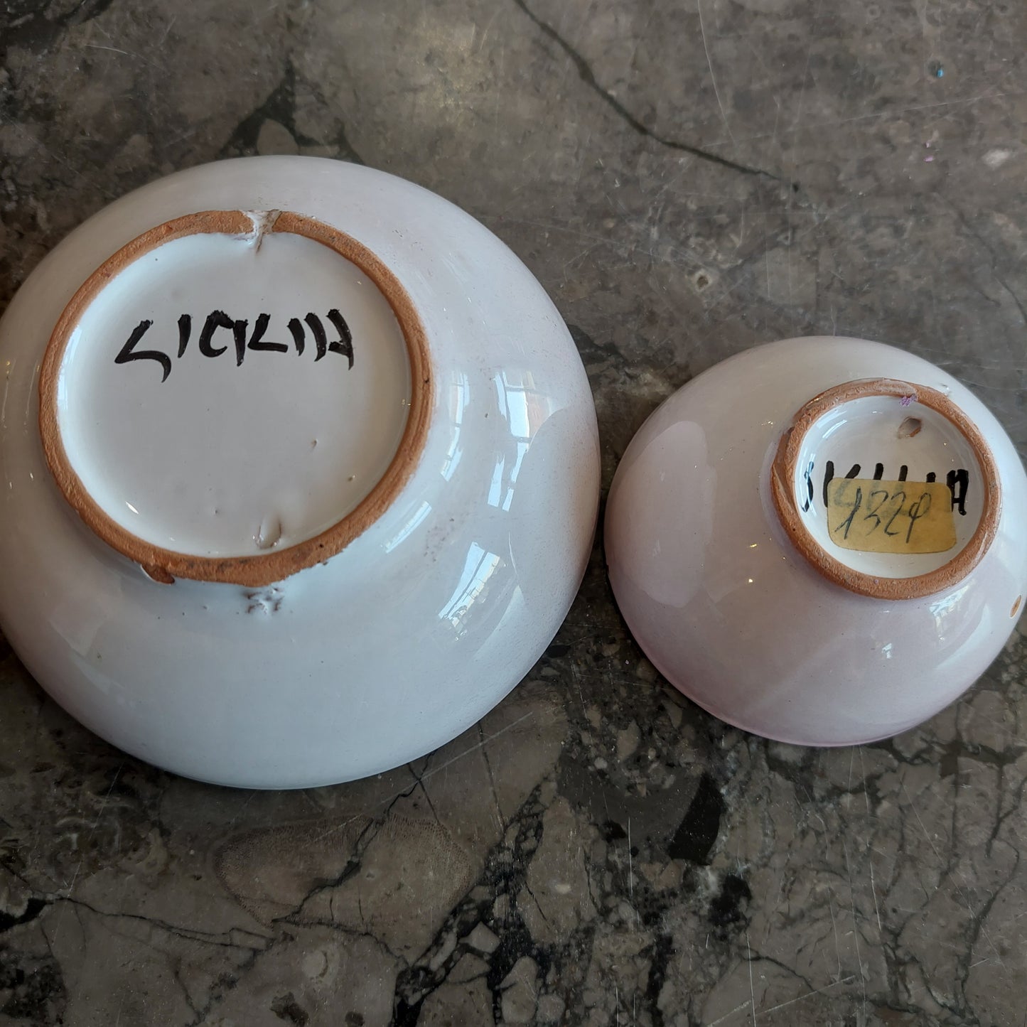 Set/2 Ciotoline Ceramica La Giara Sicilia