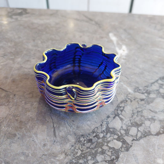 Ciotolina Vetro * Di Murano Colorato Vintage D7,5