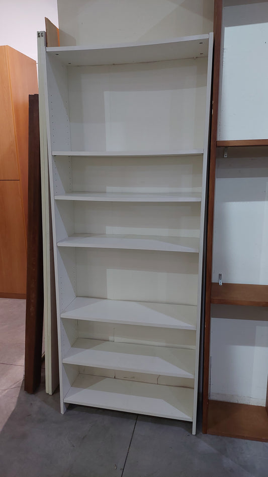 Libreria* Bianca 6 Ripiani Cm80x28x203h