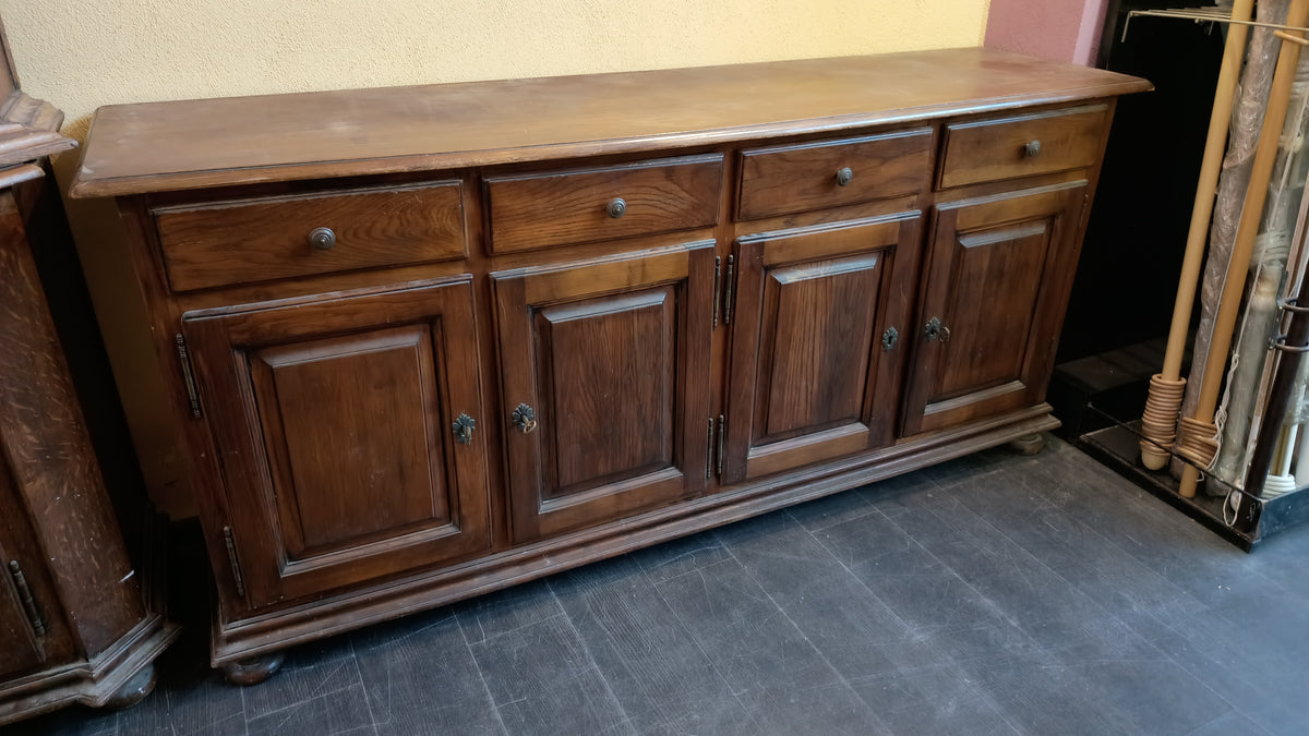 Sparecchiatavola Legno Arte Povera 4/c 4/s Cm196x50x90h