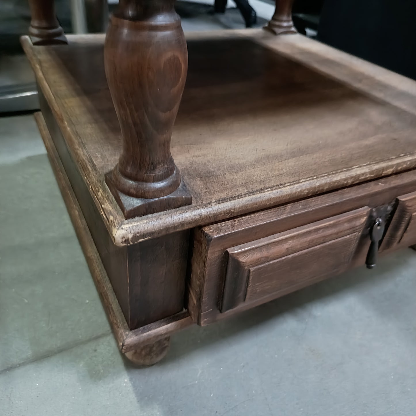 Tavolino 1/c Legno Massello Pino Cm 50x50x54