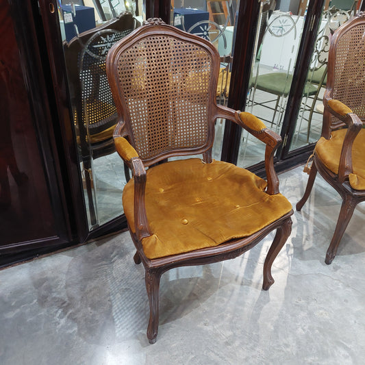 Poltroncina Legno/paglia Di Vienna