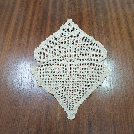 Centrino Ecrù Picca Cm32,5x22 Cm