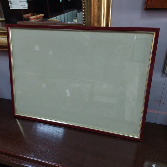 Cornice Legno Bordeaux Oro Cm37x52