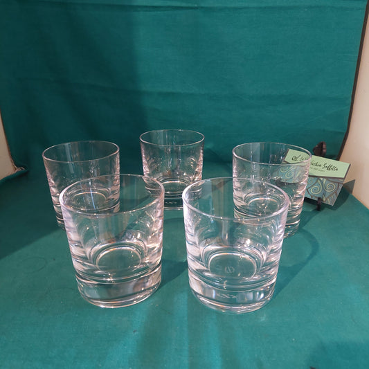 Set/5 Bicchieri Whiskey Cristal De Sevres