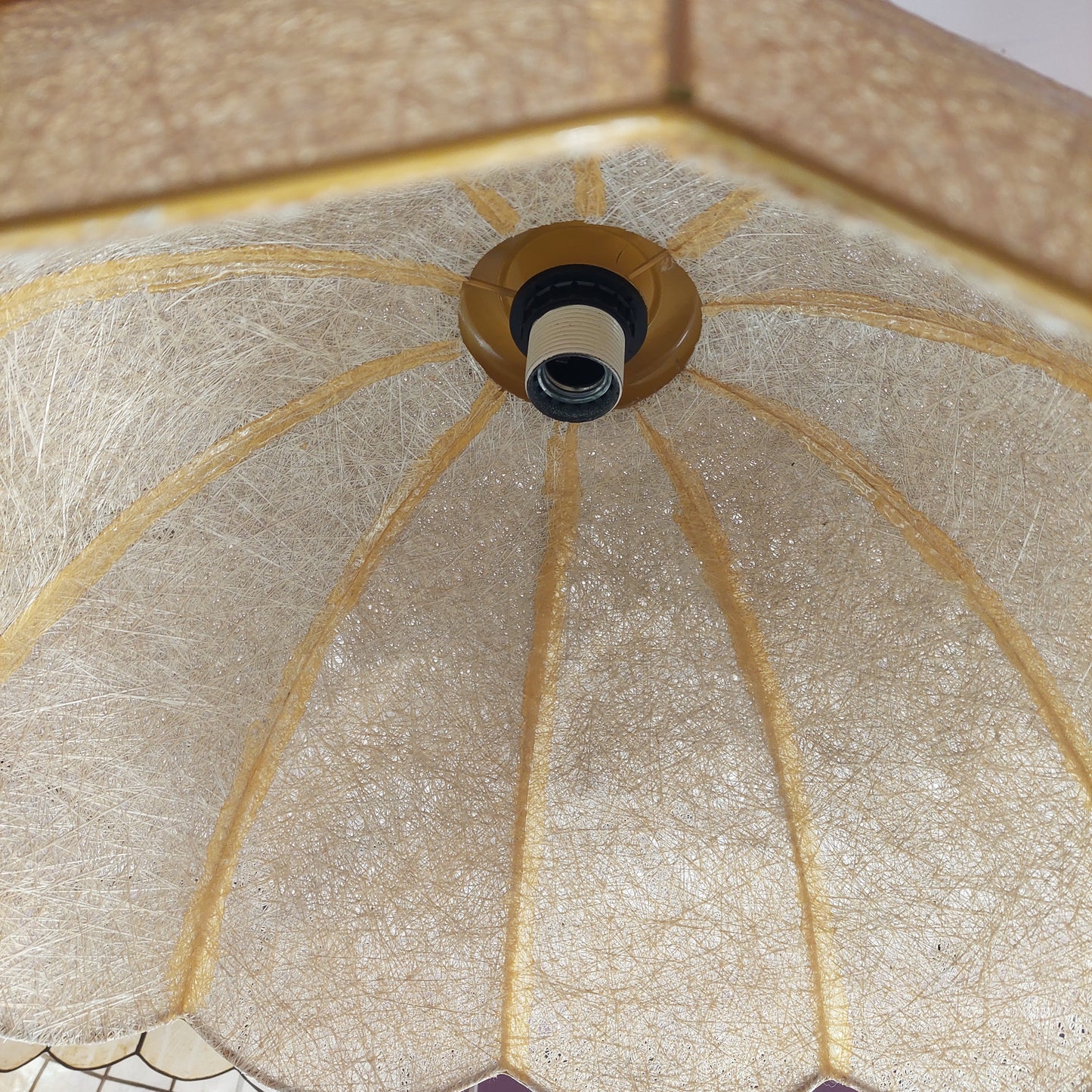 Lampadario* Campana Effetto Spago Vintage D45