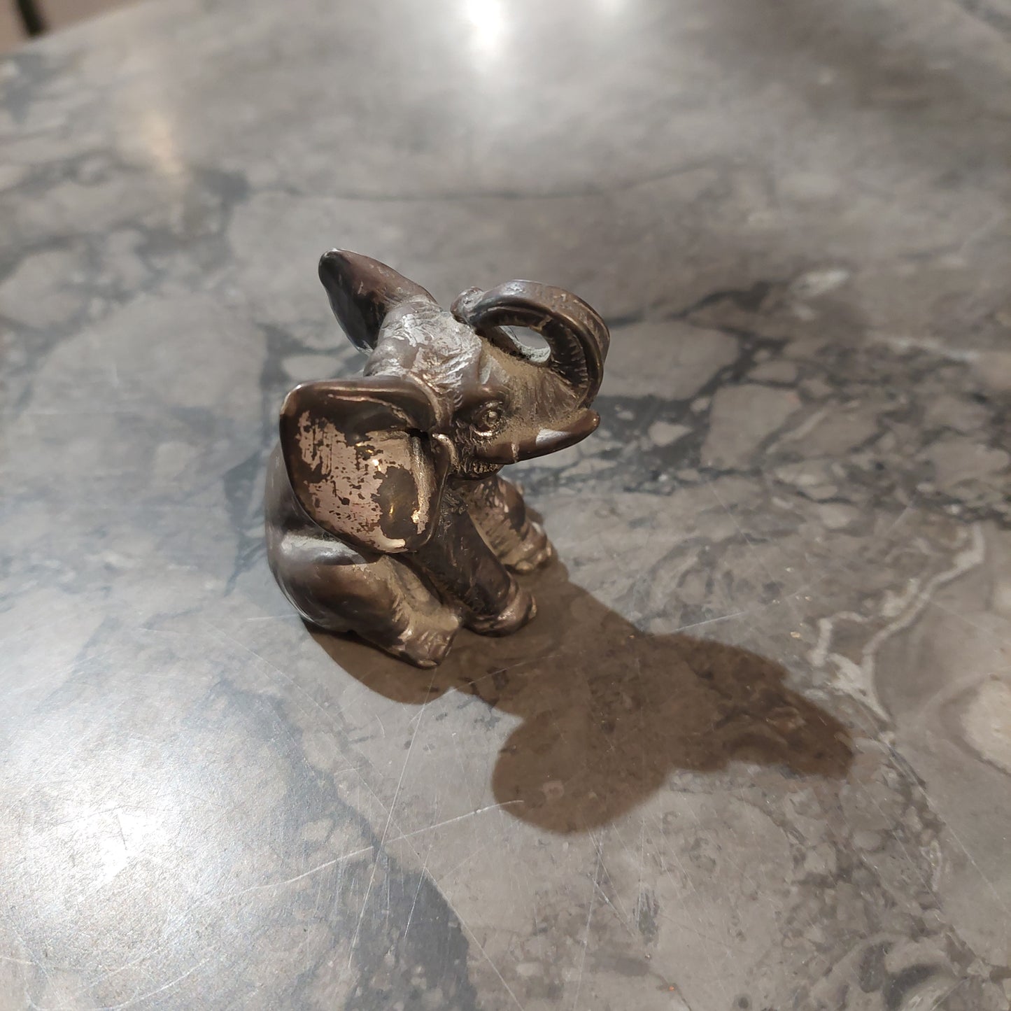 Statuina Elefante Bagno Argento Cm3,5x5x5h