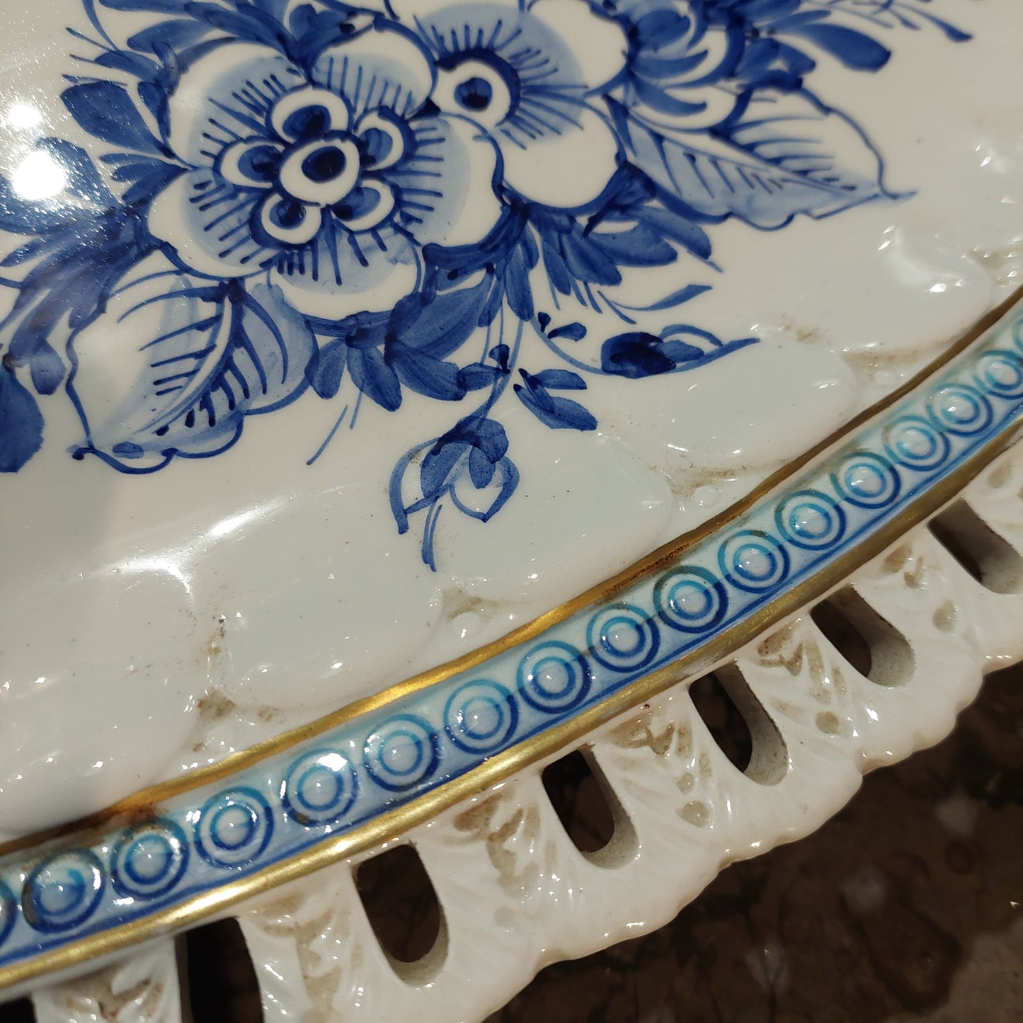 Centrotavola Art Nouveau Porc Carpie' Nove Bassano