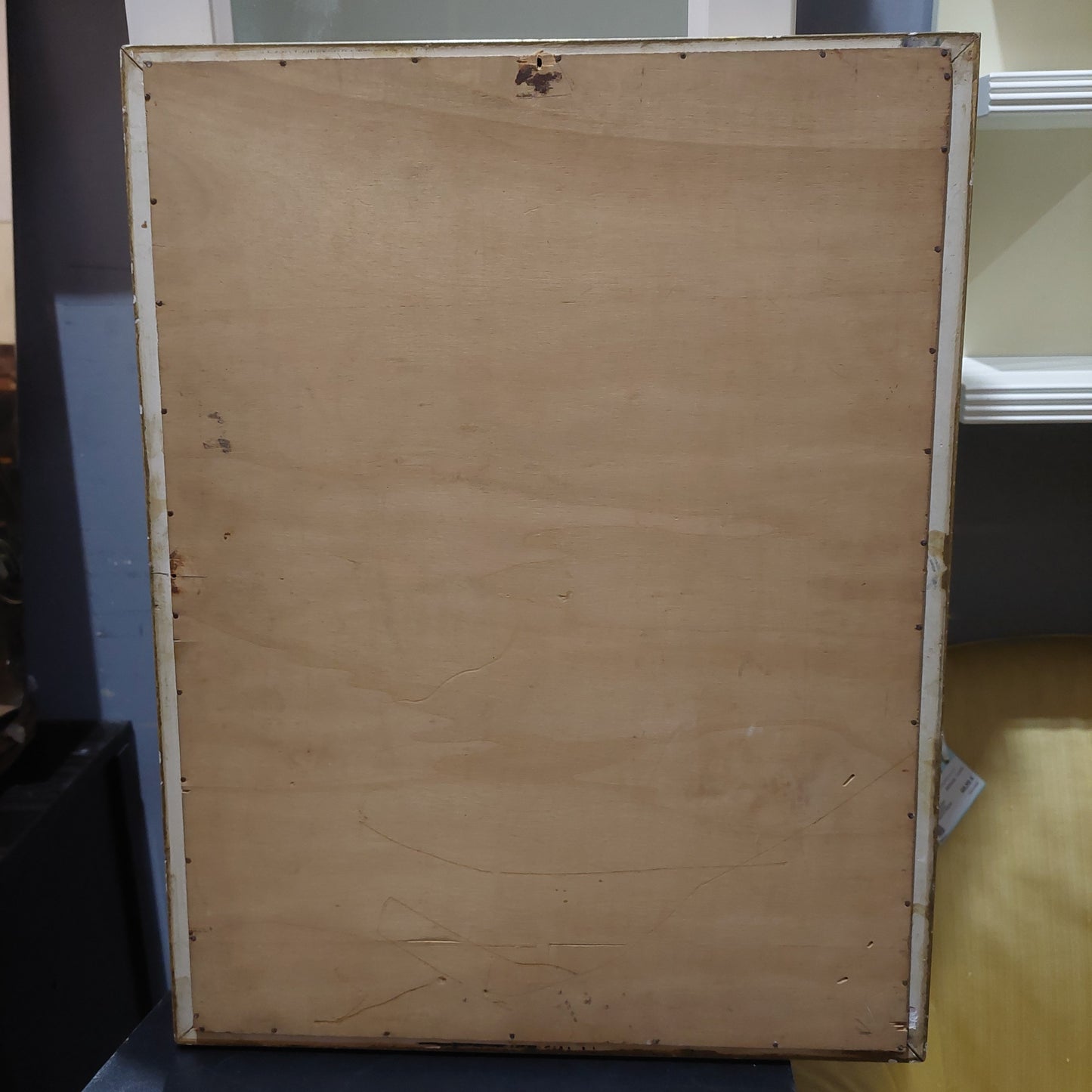 Specchio* Antico Al Piombo Cornice Lgn Oro Cm43x56