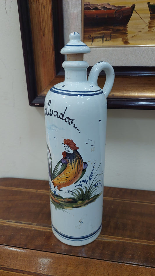 Bottiglia Calvados Ceramica* Vintage