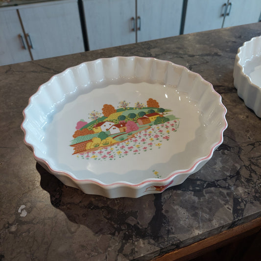 Pirofila Smerlata Porcellana "l'art De La Table Porcelaine"
