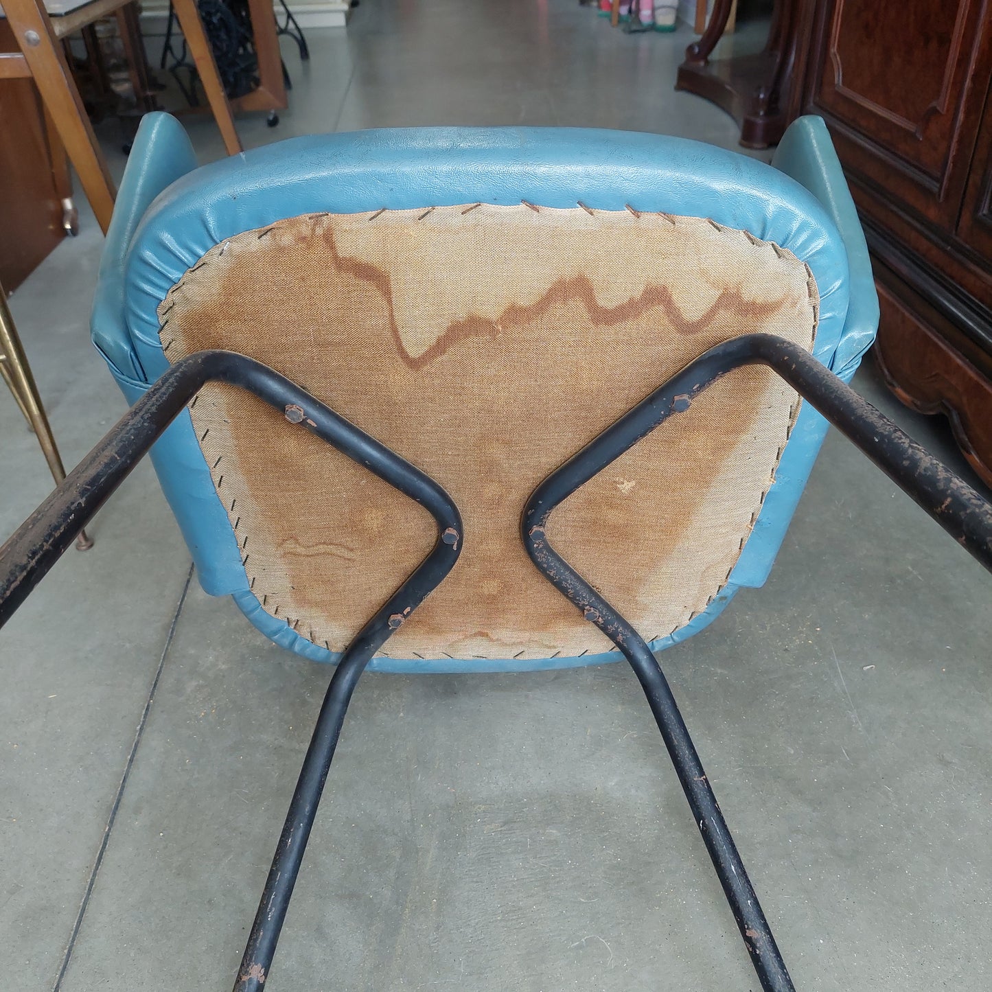 Poltroncina Vintage Blu Anni 60