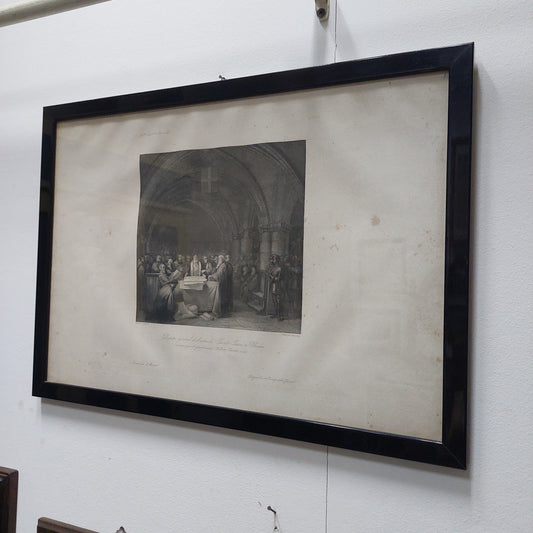 Quadro Stampa Francese Antica