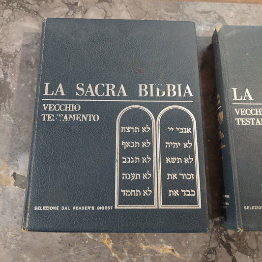 2 Volumi La Sacra Bibbia Vecchio Testamento