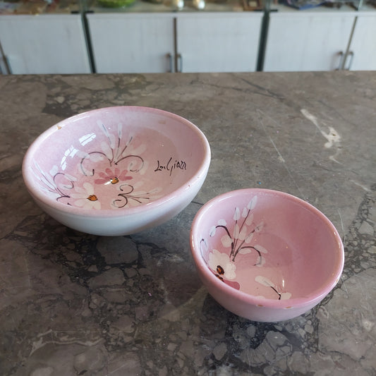 Set/2 Ciotoline Ceramica La Giara Sicilia