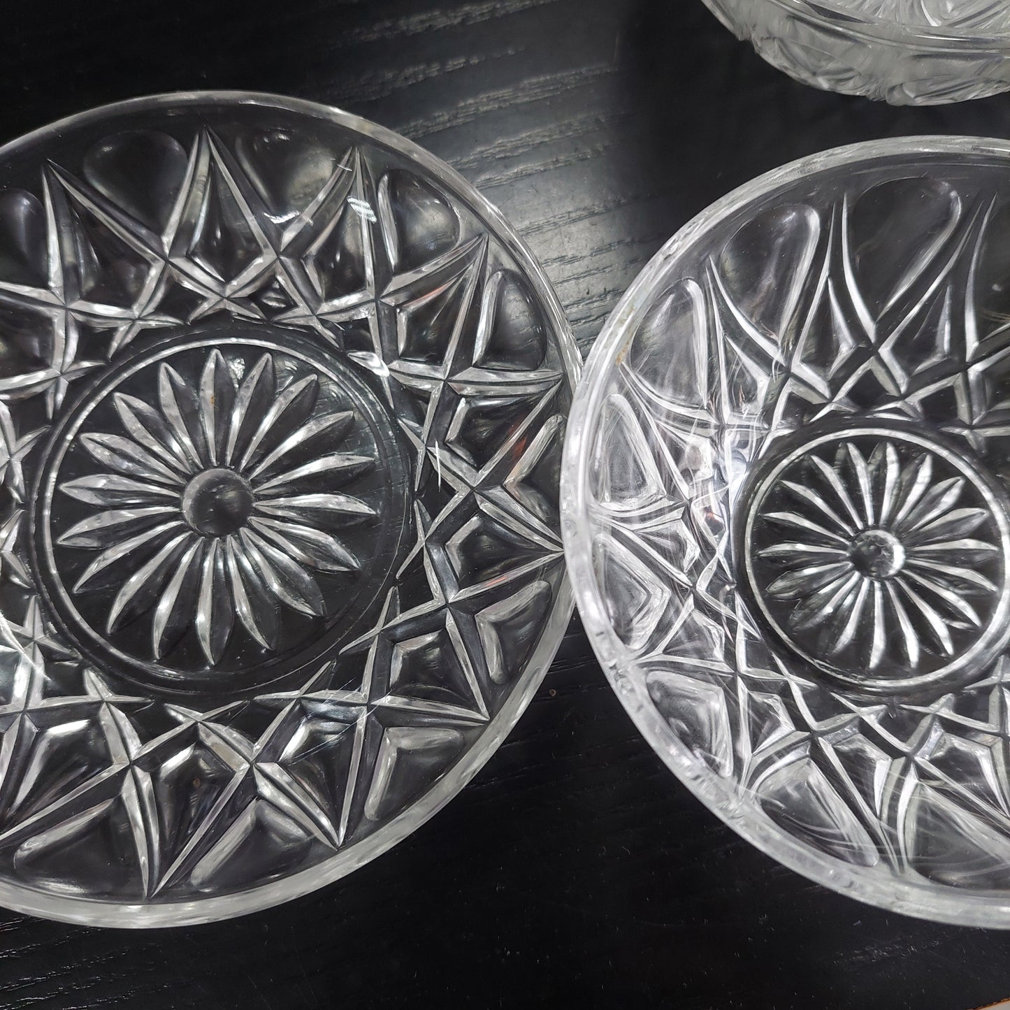 Set/6 Ciotoline + 5 Piattini Vetro * Vintage