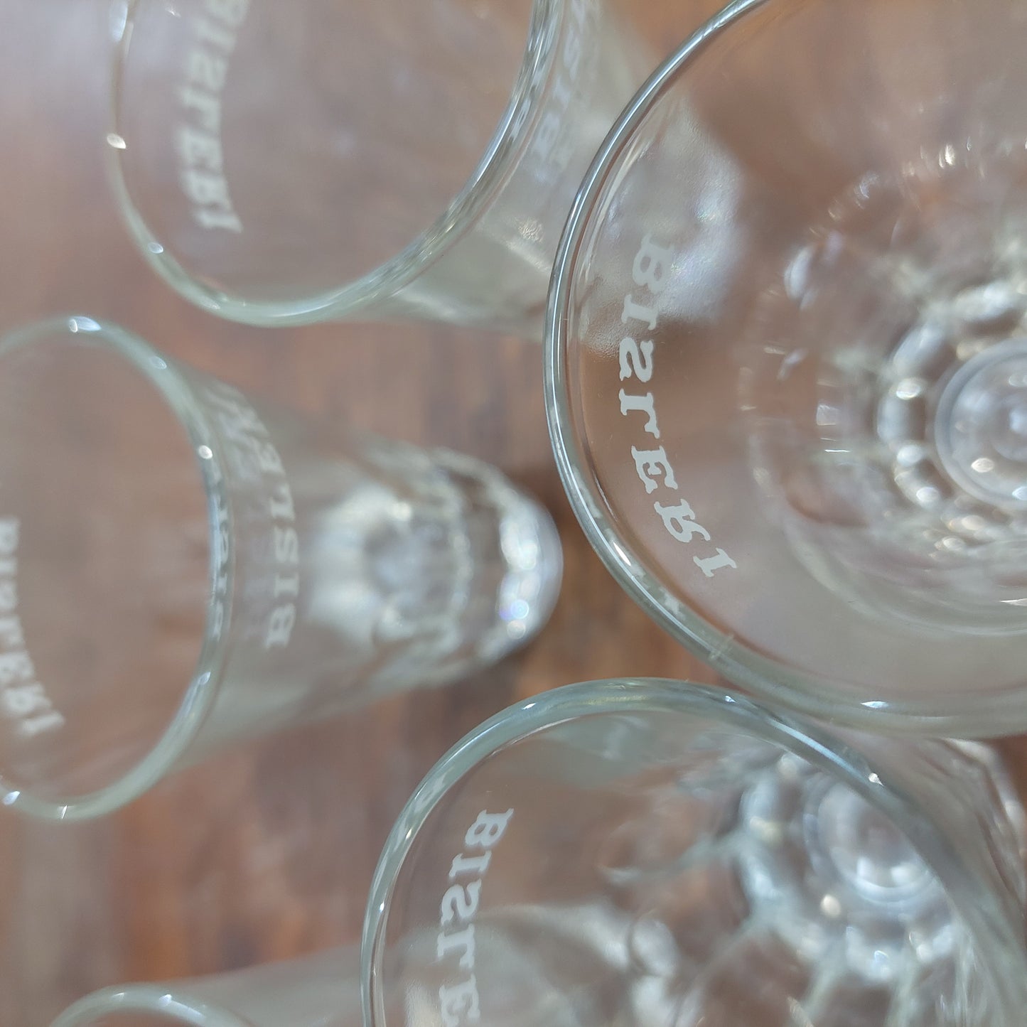 Set/5 Bicchierini Vetro Vintage Bisleri