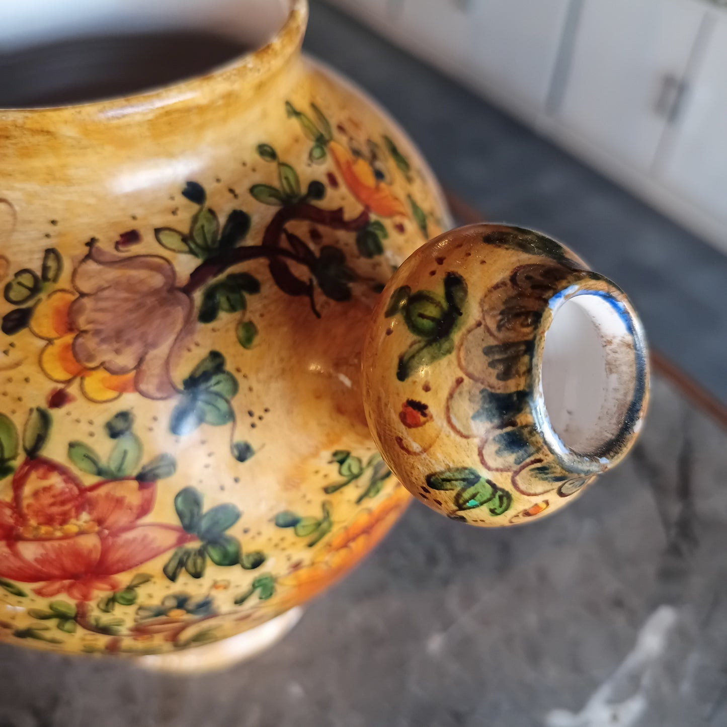 Brocca Ceramica C.a. Rossi Gubbio Primi 900