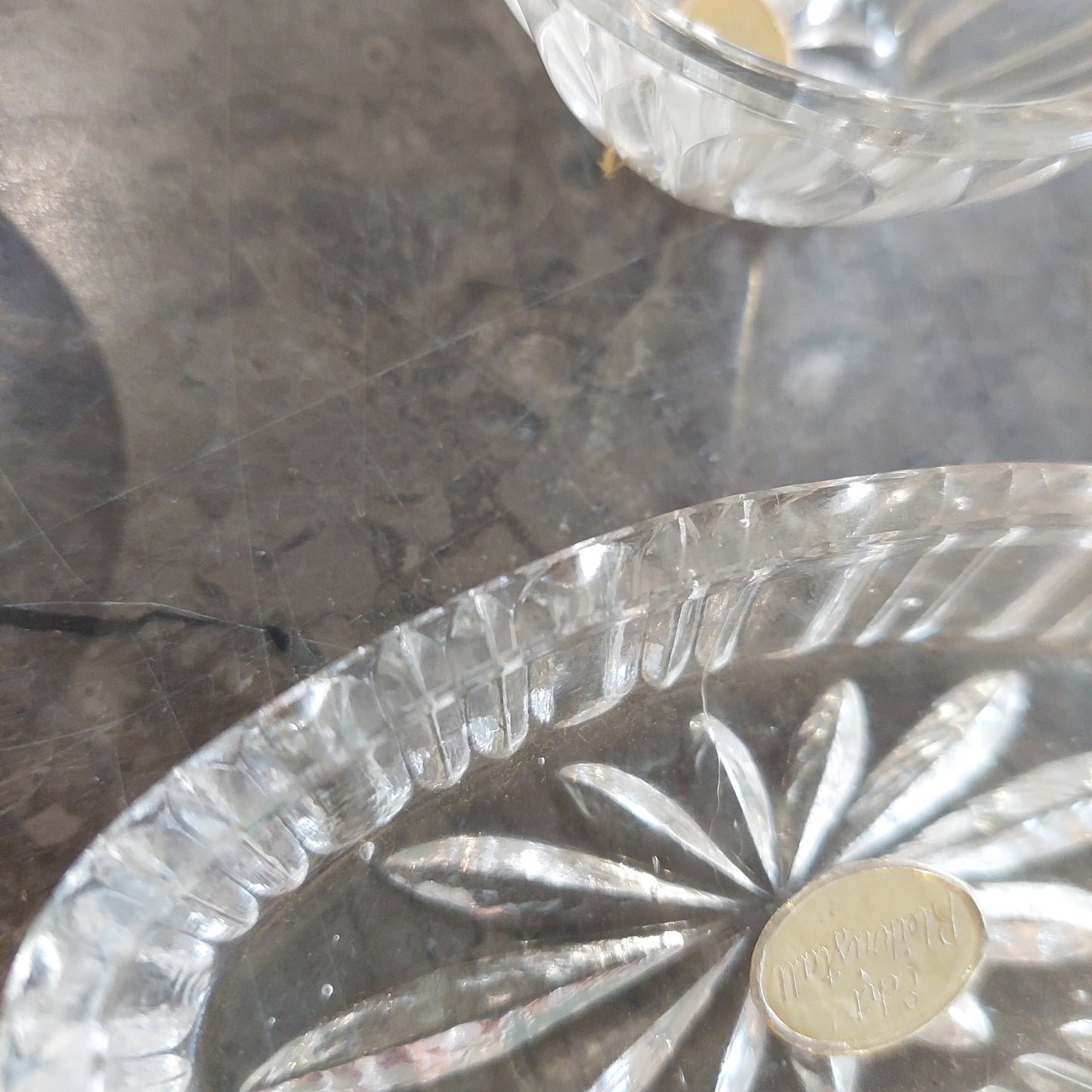 Set/3 Salierine Plastica/silver Plated