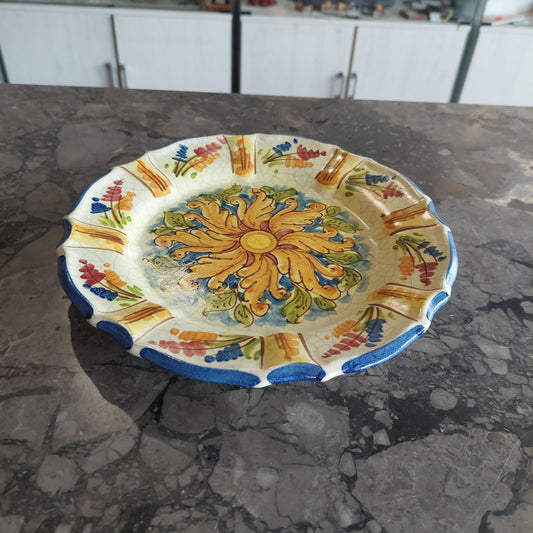 Piatto Da Parete Ceramica S.stefano Di Camastra D23