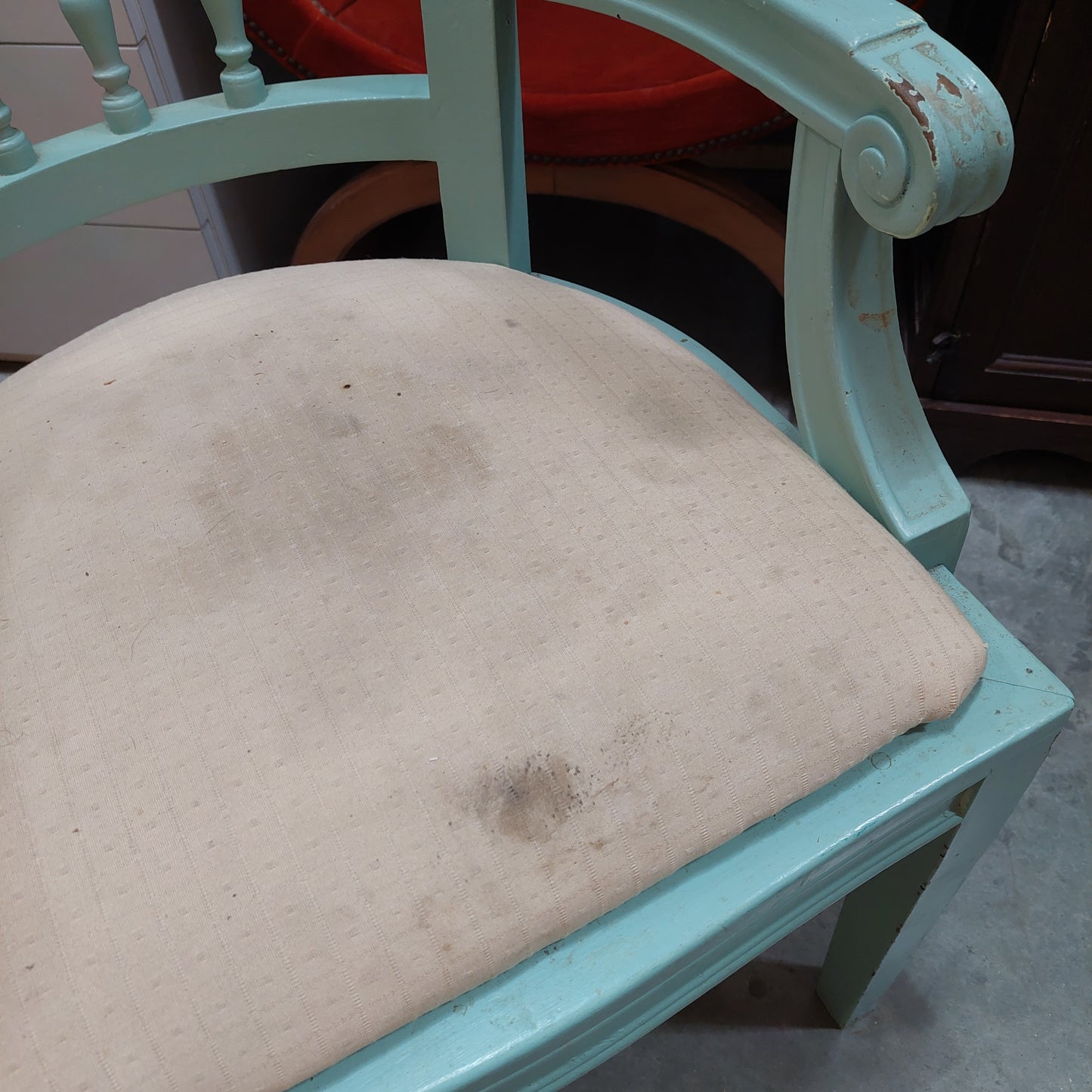 Poltroncina * Legno Turchese
