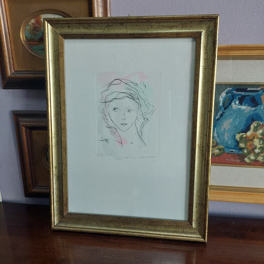 Quadro Incisione Ernesto Treccani