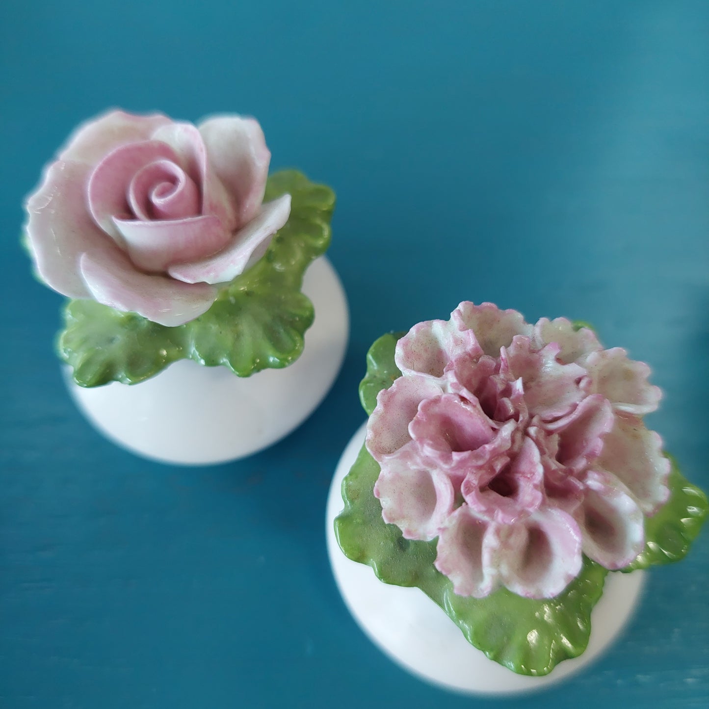Set/2 Bouquet Di Fiori Porcellana* Aynsley England