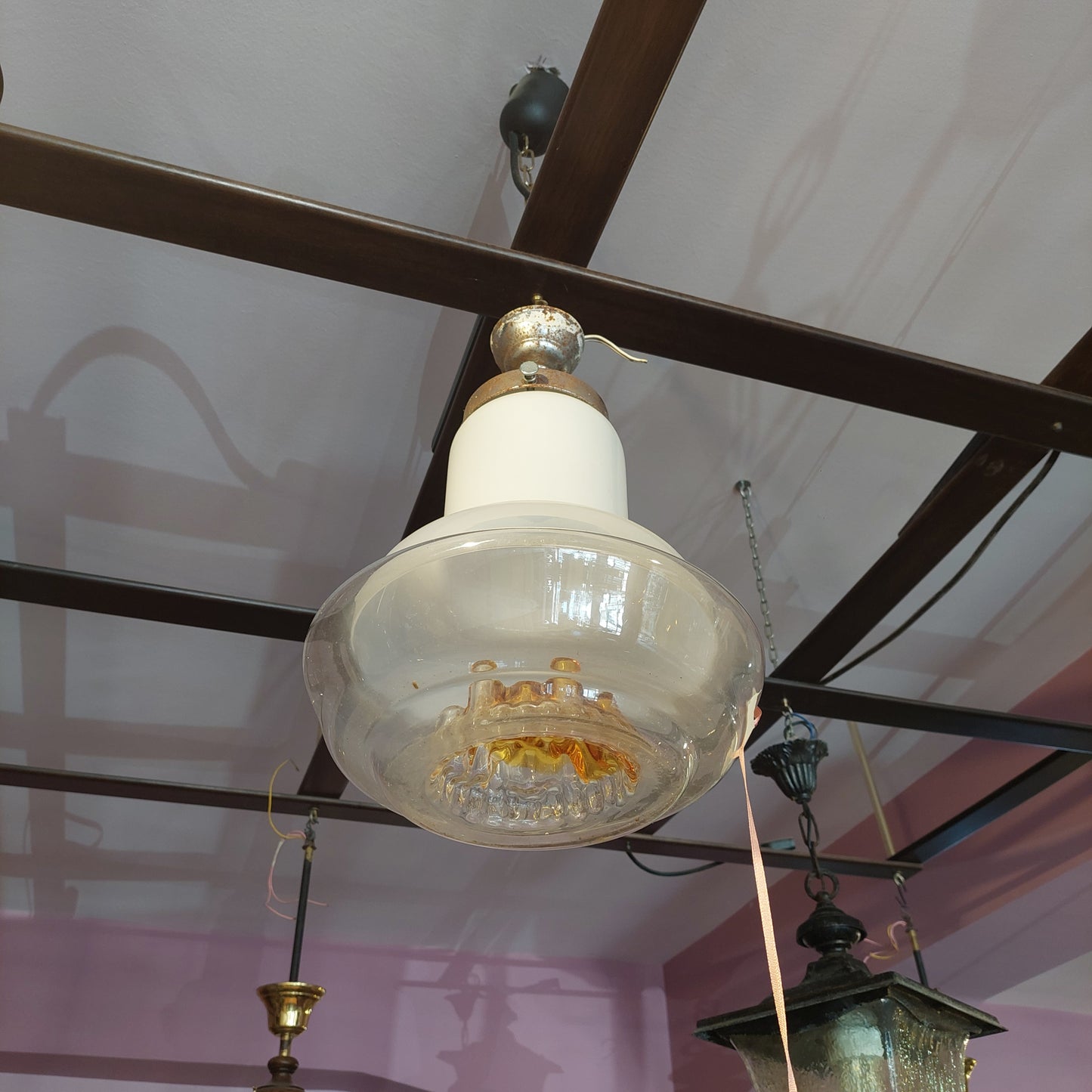 Lampadario * Space Age Stile Mazzega Sciolari