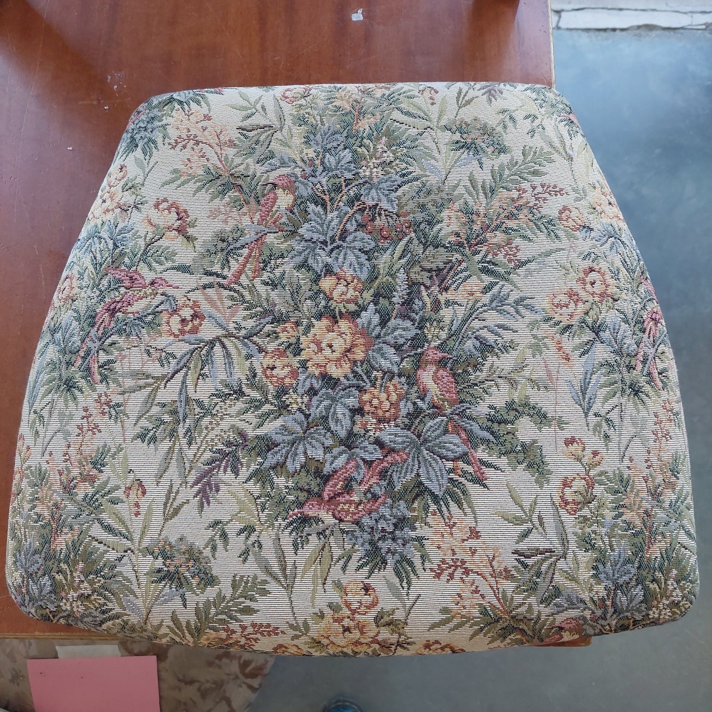 Set/4 Sedute Imbottite Tessuto Fiori